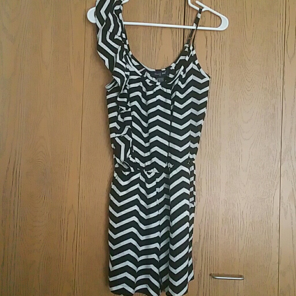 Black & White Romper